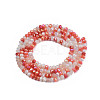 Electroplate Glass Beads Strands EGLA-S192-001A-B07-2