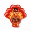 Thanksgiving Day Translucent Resin Pendants X-RESI-K019-10B-2