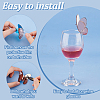24Pcs Acrylic Wine Glass Charms AJEW-FG0003-46A-4