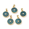 Natural Apatite Charms KK-L192-B01-1