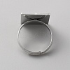 Stainless Steel Tarot Card Adjustable Ring for Women RJEW-WH0001-018P-02-2