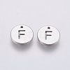 Non-Tarnish 304 Stainless Steel Charms STAS-P212-15P-26-1