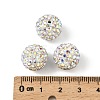 Pave Disco Ball Beads X-RB-Q195-14mm-AB-2