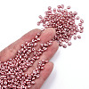 Dyed Opaque Colours Glass Seed Beads SEED-N004-007-04-5