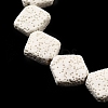 Dyed Natural Lava Rock Beads Strands G-A264-A03-01C-3