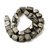 Natural Pyrite Beads Strands G-P322-20-5