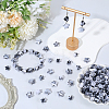 300Pcs 2 Styles Acrylic Beads OACR-PA0001-72-4