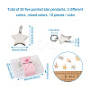 Kissitty 30Pcs 3 Colors 304 Stainless Steel Charms STAS-KS0001-15-3