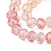 Transparent Glass Beads Strands X-GLAA-T023-4mm-A06-3
