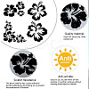 4Pcs 4 Styles PET Waterproof Self-adhesive Car Stickers DIY-WH0308-225A-015-4