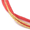 Adjustable Nylon Thread Multi-strand Bracelet Making AJEW-JB00916-02-2