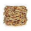 Ion Plating(IP) 304 Stainless Steel Paperclip Chains CHS-D030-02G-2