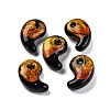 Luminous Handmade Silver Foil Lampwork Beads LAMP-F022-05E-2