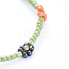 Glass Seed Beads Anklets AJEW-AN00286-3