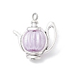 Acrylic & Tibetan Style Alloy Pendants PALLOY-JF04324-3