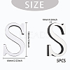 Acrylic Mirror Wall Stickers Decal DIY-CN0001-13A-S-2