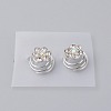 Spiral Hair Pin Coil Alloy Hair Accessories OHAR-WH0019-16-1