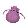 Velvet Bags Drawstring Jewelry Pouches TP-O002-C-02-1
