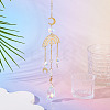 1Pc Faceted Glass Sun Catcher Pendant Decorations AJEW-TA0003-19-4