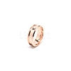 201 Stainless Steel Grooved Finger Ring Settings STAS-TAC0002-57E-RG-1