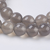 Natural Agate Beads Strands X-G-G583-8mm-08-3