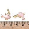 Brass Micro Pave Cubic Zirconia Pendants KK-F924-19A-G01-3