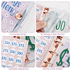 3-Ring 4 Inch PVC Mini Binder Savings Challenge DIY-WH0430-204B-6