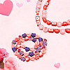 270Pcs 2 Styles Valentine's Day Handmade Polymer Clay Beads CLAY-PA0001-51-4