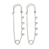 304 Stainless Steel Safety Pins Brooch Findings STAS-C181-01F-P-1