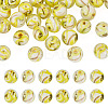 30Pcs Handmade Gold Sand Lampwork Beads LAMP-TA0002-37E-1