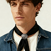 6Pcs Alloy with Imitation Leather Scarf Clips AJEW-CL0004-82A-6
