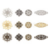  Jewelry Iron & Alloy Filigree Joiners Links FIND-PJ0001-02-2