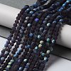 Transparent Glass Beads Strands EGLA-A044-T8mm-MB15-2