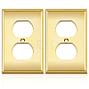 ABS Plastic Receptacle Outlet Wall Plate AJEW-WH0410-464A-01-1
