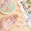 96Pcs 8 Colors Transparent AB Color Acrylic Beads TACR-GO0001-02-3