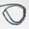 Electroplate Non-magnetic Synthetic Hematite Beads Strands G-J162-C-08-2