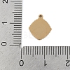 Ion Plating(IP) 304 Stainless Steel Pendant Cabochon Settings STAS-U019-49G-3