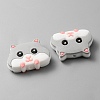 Hamster Silicone Beads SIL-WH0001-59-2