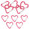 5Pcs Zinc Alloy Spring Gate Rings FIND-TA0009-73A-1