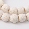 Natural Lava Rock Bead Strands G-L435-03-12mm-11-1