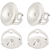 8Pcs 925 Sterling Silver Ear Nuts STER-BBC0007-46-1