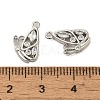 Brass Micro Pave Cubic Zirconia Pendants ZIRC-P113-02P-1-3