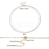 6Pcs Iron Cable Chains Necklaces for Women MAK-YW0001-05-4