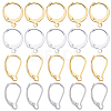 SUNNYCLUE 80Pcs 4 Style 304 Stainless Steel Leverback Earring Findings STAS-SC0005-85-1
