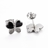 Butterfly 304 Stainless Steel Enamel Jewelry Sets SJEW-H302-06-6