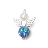 Handmade Polymer Clay Pendants PALLOY-JF04077-3