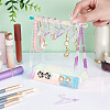 Transparent Acrylic Earring Display Stand EDIS-HY0001-03B-5