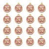 Golden Plated Alloy Enamel Charms ENAM-S118-07N-2