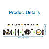 3D Tableware Theme Acrylic Self-adhesion Mirror Wall Stickers EL-TAC0001-11-2