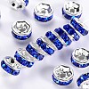 Brass Grade A Rhinestone Spacer Beads RSB034NF-15-1